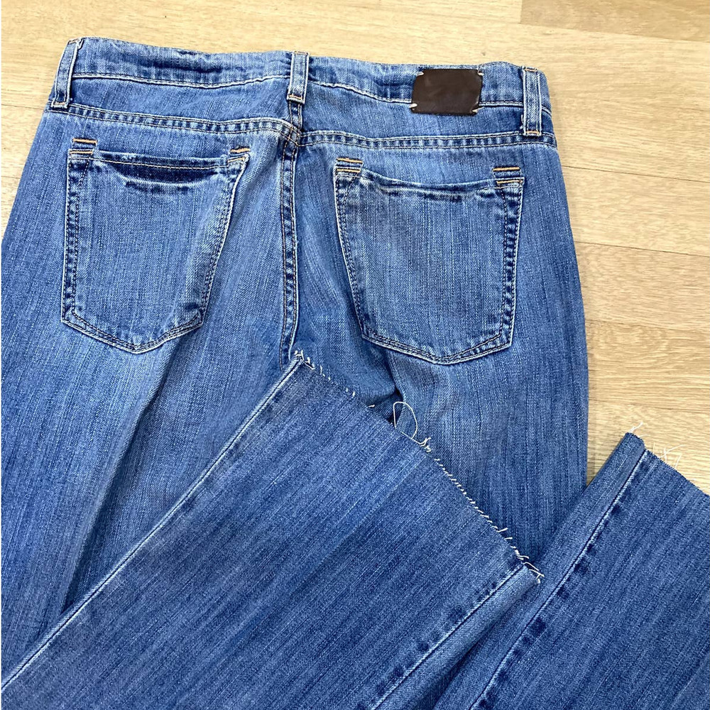 Banana Republic Medium Wash Low Rise Bootcut Denim Jeans size 27 - Picture 3 of 4